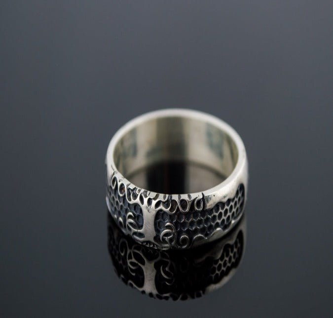Yggdrasil Symbol Ring Sterling Silver Handmade Jewelry