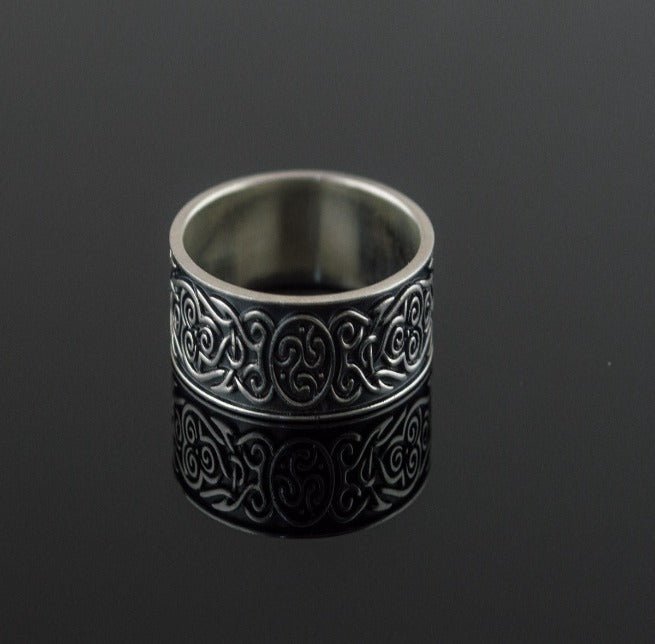 Ornament Style Ring Sterling Silver Handmade Jewelry