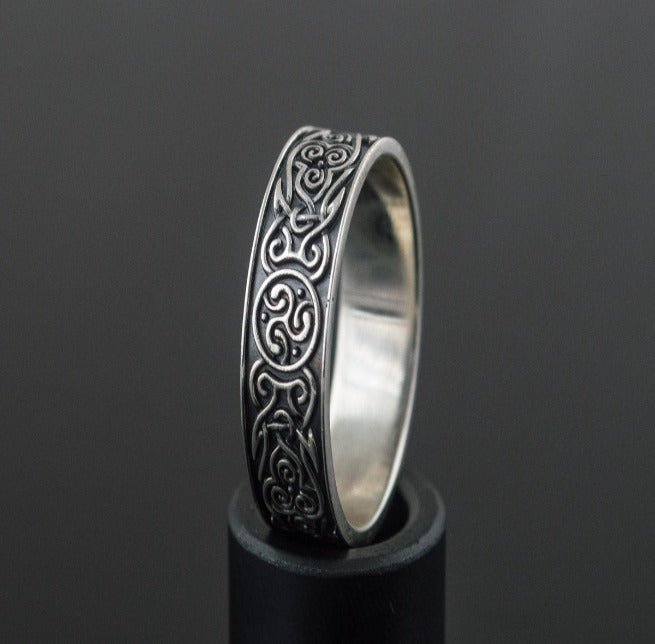 Ornament Style Ring Sterling Silver Handmade Jewelry