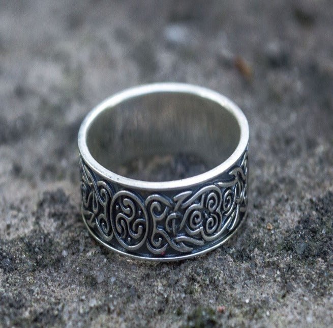 Ornament Style Ring Sterling Silver Handmade Jewelry