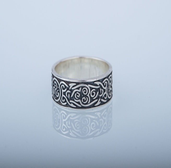 Ornament Style Ring Sterling Silver Handmade Jewelry