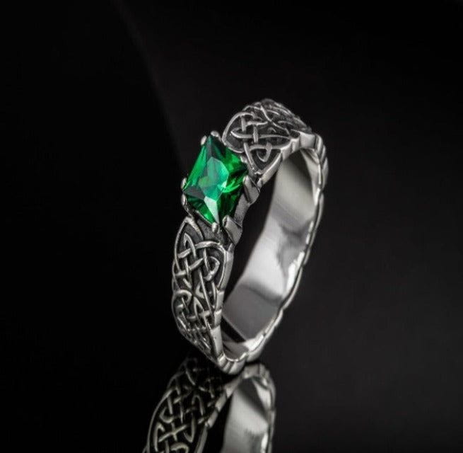 Handmade Sterling Silver Norse Ring | Authentic Viking Ornamentation