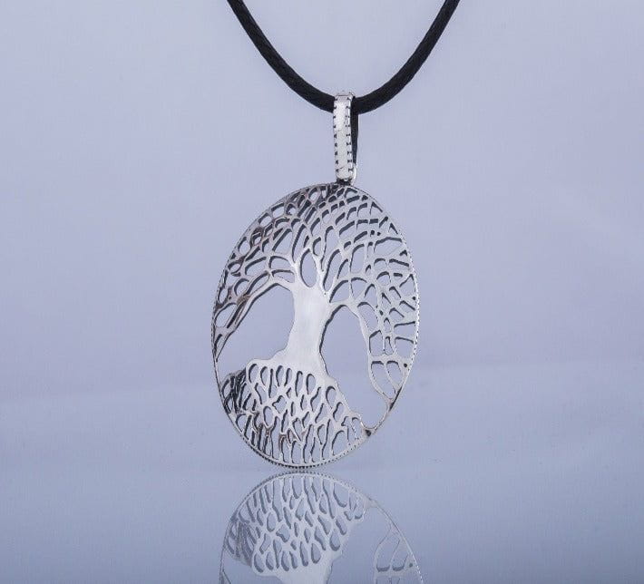 Yggdrasil The World Tree Sterling Silver Pendant Viking Necklace