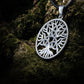 Yggdrasil with Triquetra Symbol Pendant Sterling Silver Viking Jewelry