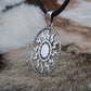 Black Sun Symbol Pendant Sterling Silver Viking Jewelry