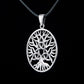 Yggdrasil with Triquetra Symbol Pendant Sterling Silver Viking Jewelry