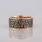 Triquetra Symbol Bronze Ring