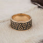Triquetra Symbol Bronze Ring