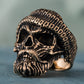 Skull Biker Ring Bronze Unique Handmade Jewelry