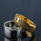 14K Gold Yggdrasil Symbol Ring Viking Jewelry