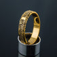 14K Gold Yggdrasil Symbol Ring Viking Jewelry