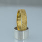 Ring with Norse Ornament Gold Viking Jewelry