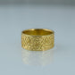 Ring with Norse Ornament Gold Viking Jewelry