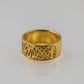 Urnes Ornament Ring Gold Handcrafted Jewelry