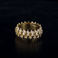 14K Gold Spine Ring Viking Workshop Jewelry