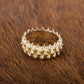 14K Gold Spine Ring Viking Workshop Jewelry