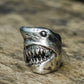 Shark Sterling Silver Animal Ring Unique Jewelry