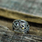 Jormungandr Ring Sterling Silver Handcrafted Norse Jewelry