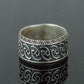 Unique Ornament Ring Sterling Silver Norse Jewelry