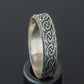 Unique Ornament Ring Sterling Silver Norse Jewelry