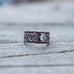 Beautiful Ornament Ring with White Cubic Zirconia Sterling Silver Viking Jewelry