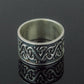 Beautiful Ornament Ring Sterling Silver Viking Jewelry