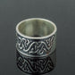 Beautiful Ornament Ring Sterling Silver Viking Jewelry