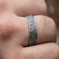Ring with Norse Ornament Sterling Silver Viking Jewelry