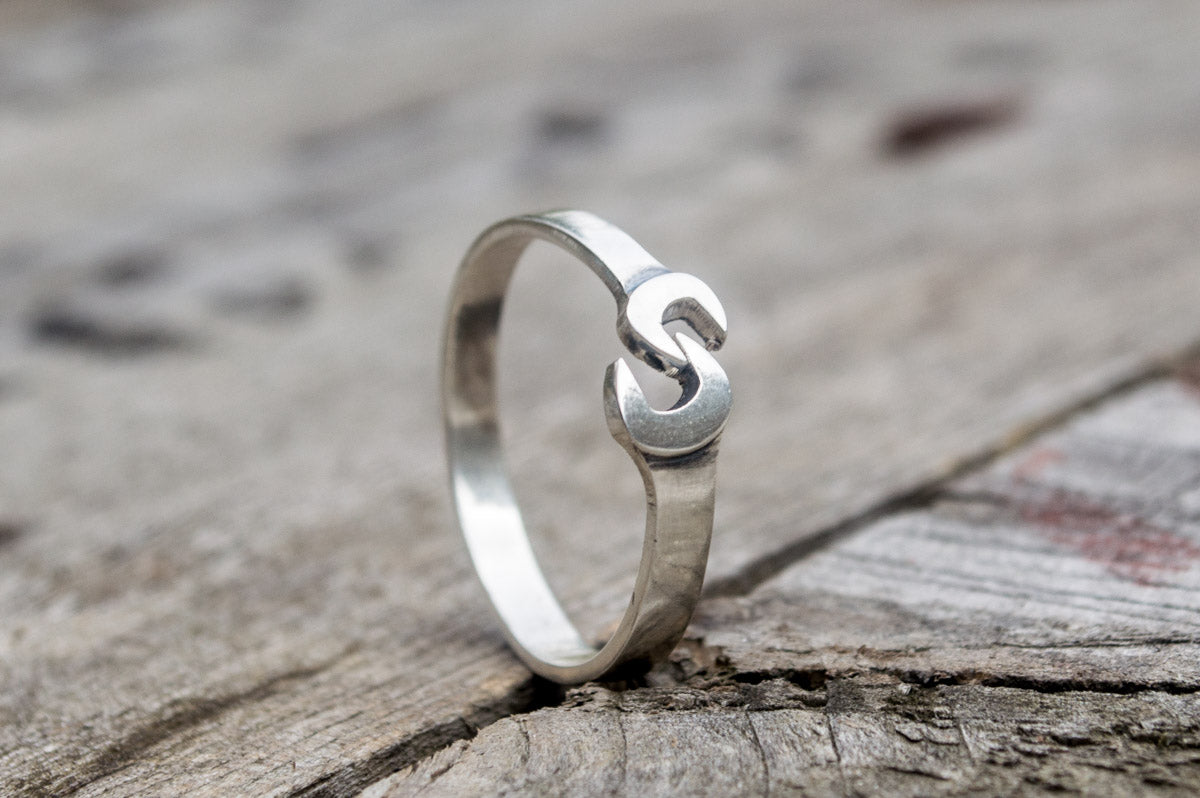 Wrench Ring Sterling Silver Handmade Jewelry