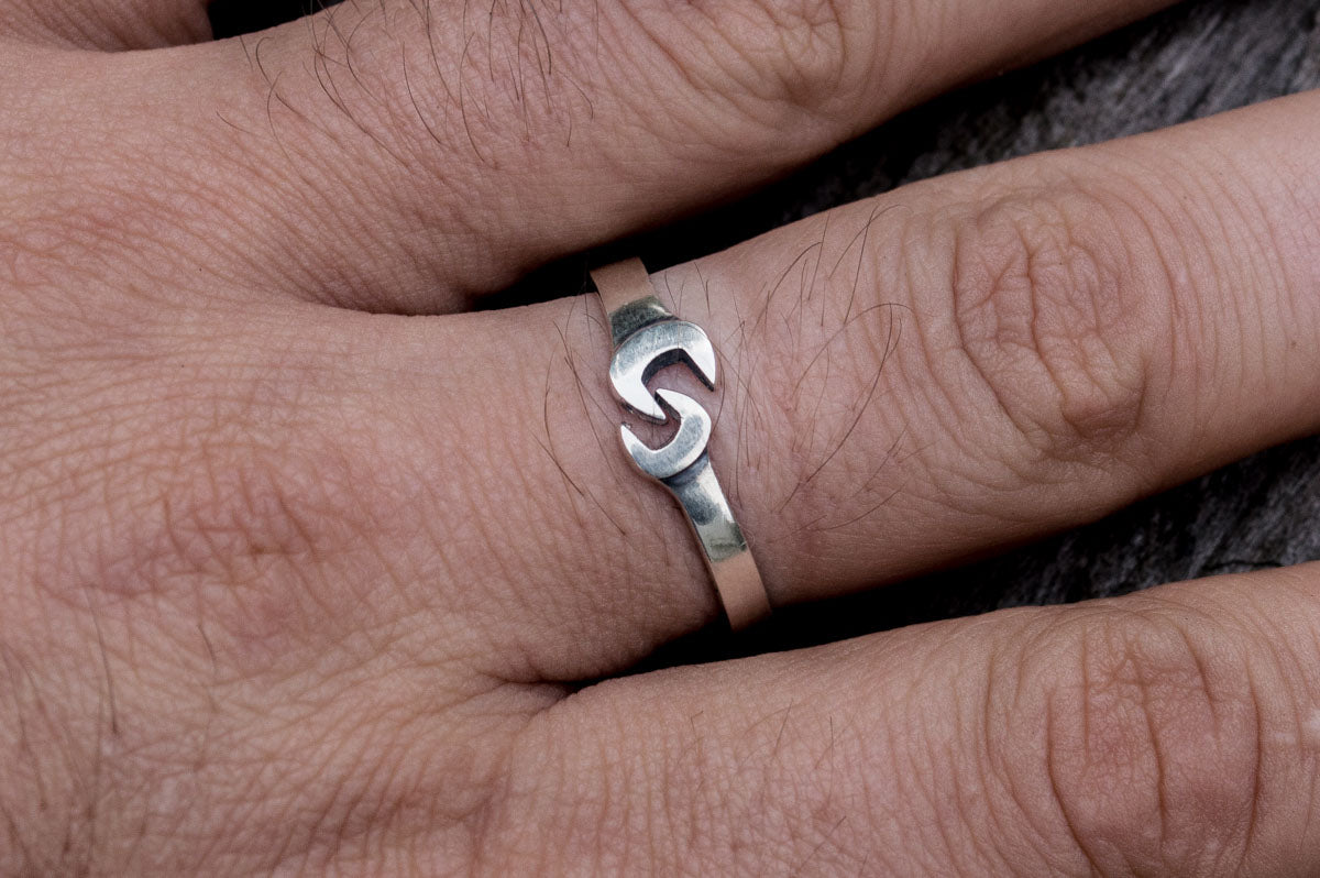 Wrench Ring Sterling Silver Handmade Jewelry