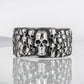 Ring with Skulls Sterling Silver Unique Handmade Biker Jewelry