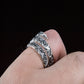 Norse Snake Style Spiral Ring in Sterling Silver