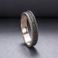 Ring with Ornament Bronze Handcrafted Viking Jewelry