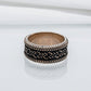 Ring with Ornament Bronze Handcrafted Viking Jewelry