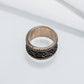 Ring with Ornament Bronze Handcrafted Viking Jewelry