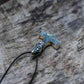 Thor's Hammer Pendant Sterling Silver Mjolnir with Raven