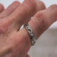 Wolf Ornament Ring Handmade Sterling Silver Norse Ring